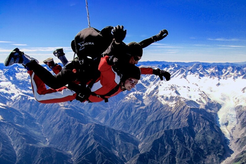Skydive Franz Josef Glacier and Fox Glacier